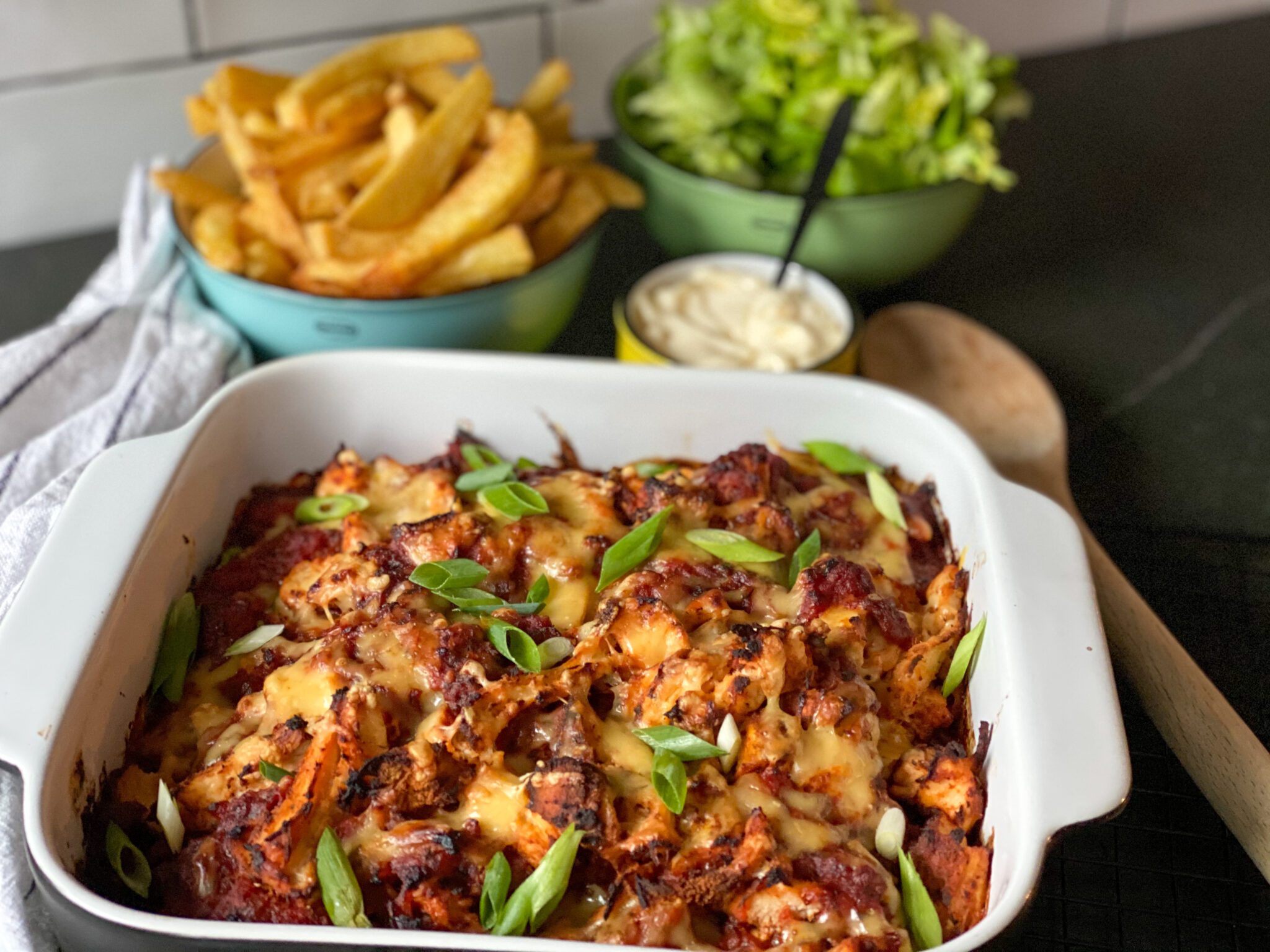 Prei Ovenschotel Met Kruidig Gehakt En Paprika Familie Over De Kook