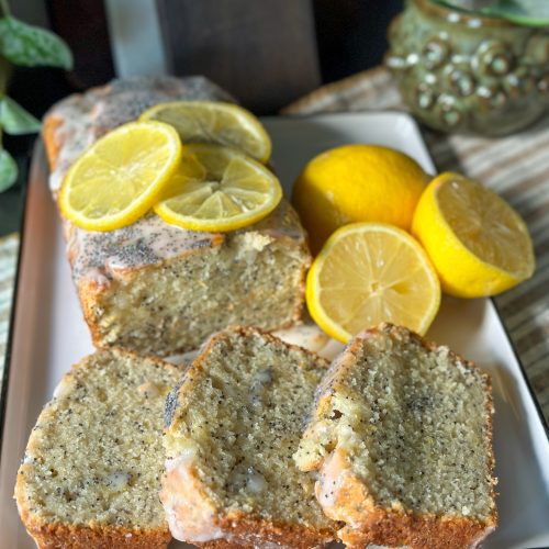 Citroen Maanzaad Cake Vegan Familie Over De Kook