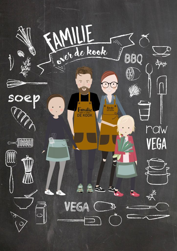 Samenwerkingen op Familie over de Kook