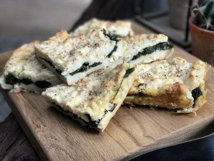 Borek met spinazie en fetakaas