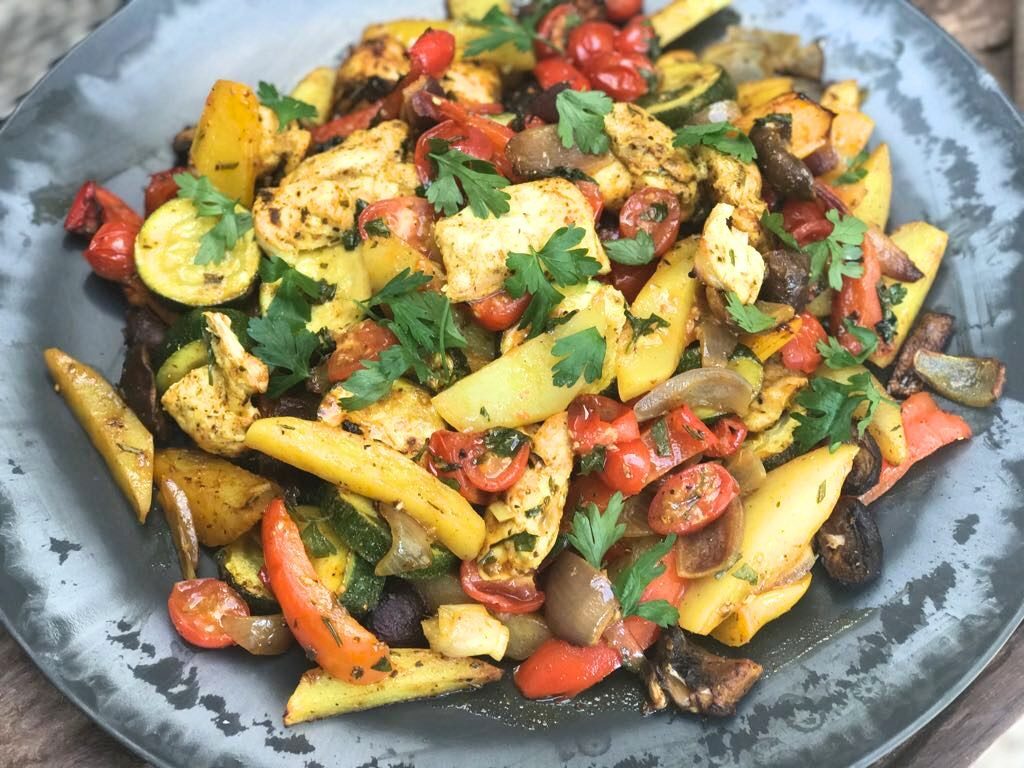 gegrilde groenten uit de oven