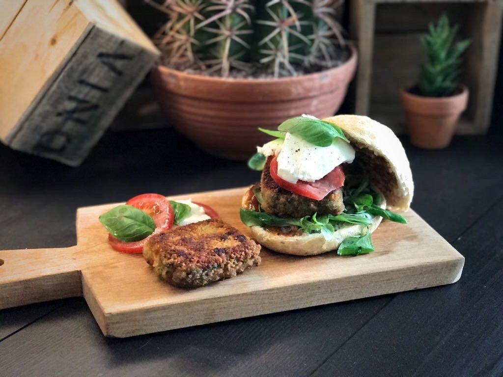 Broodjes tip: Italiaanse bol met vegetarische Toscaanse carré