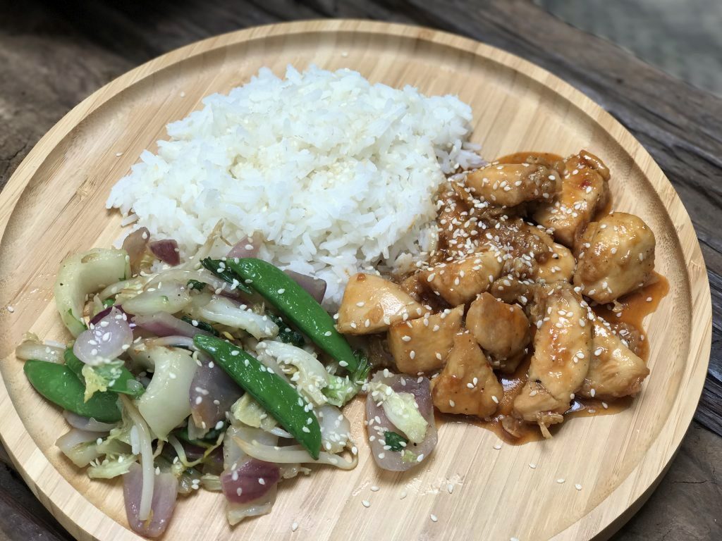 Kip in ketjap-chilisaus