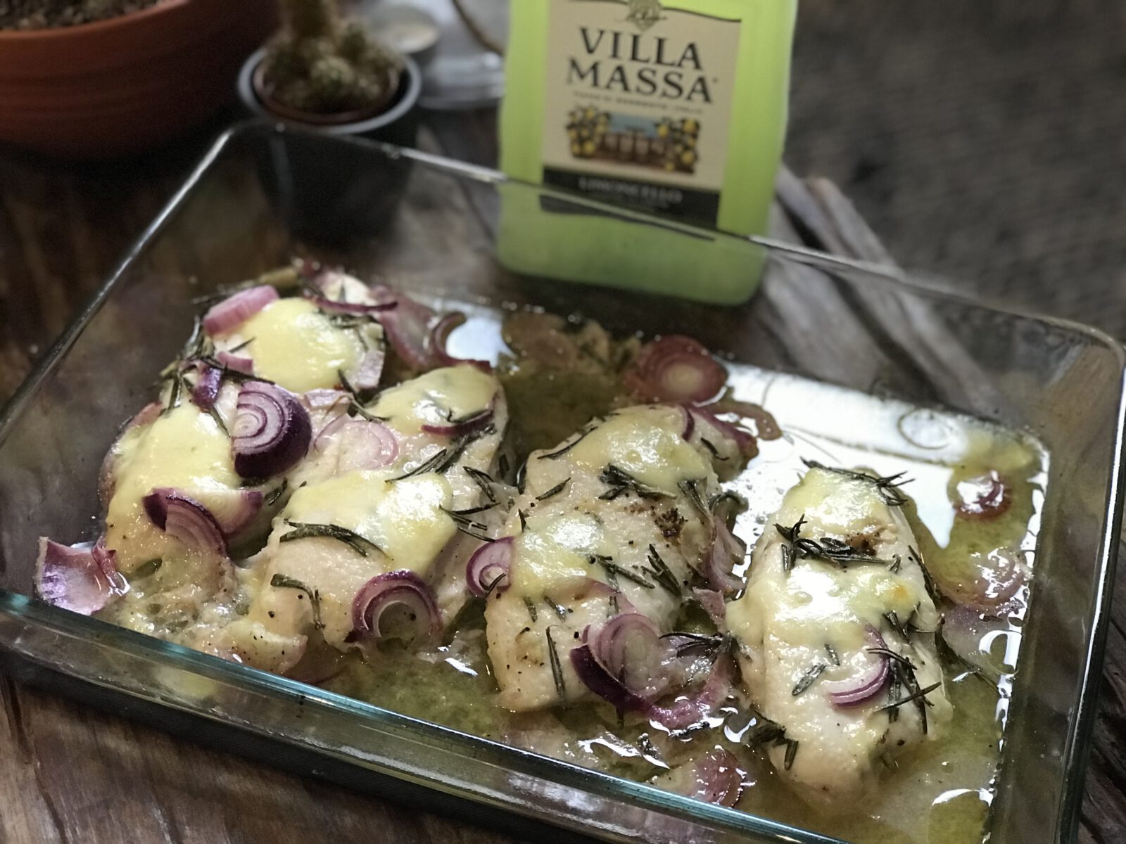 kip in limoncello ovenschotel