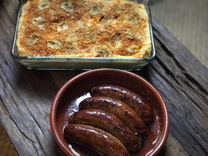 Hutspot met kruidenroomkaas en een kruidig krokant korstje