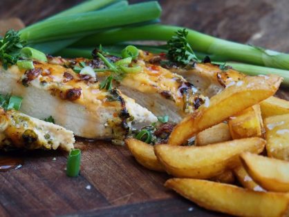 kip in chilisaus ovenschotel