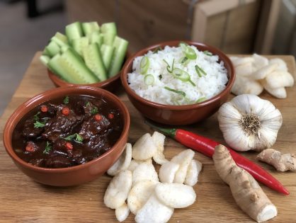 Indisch stoofvlees in kokosmelk: een smaakexplosie in je mond