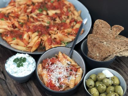 Penne all'arrabiata: boze penne