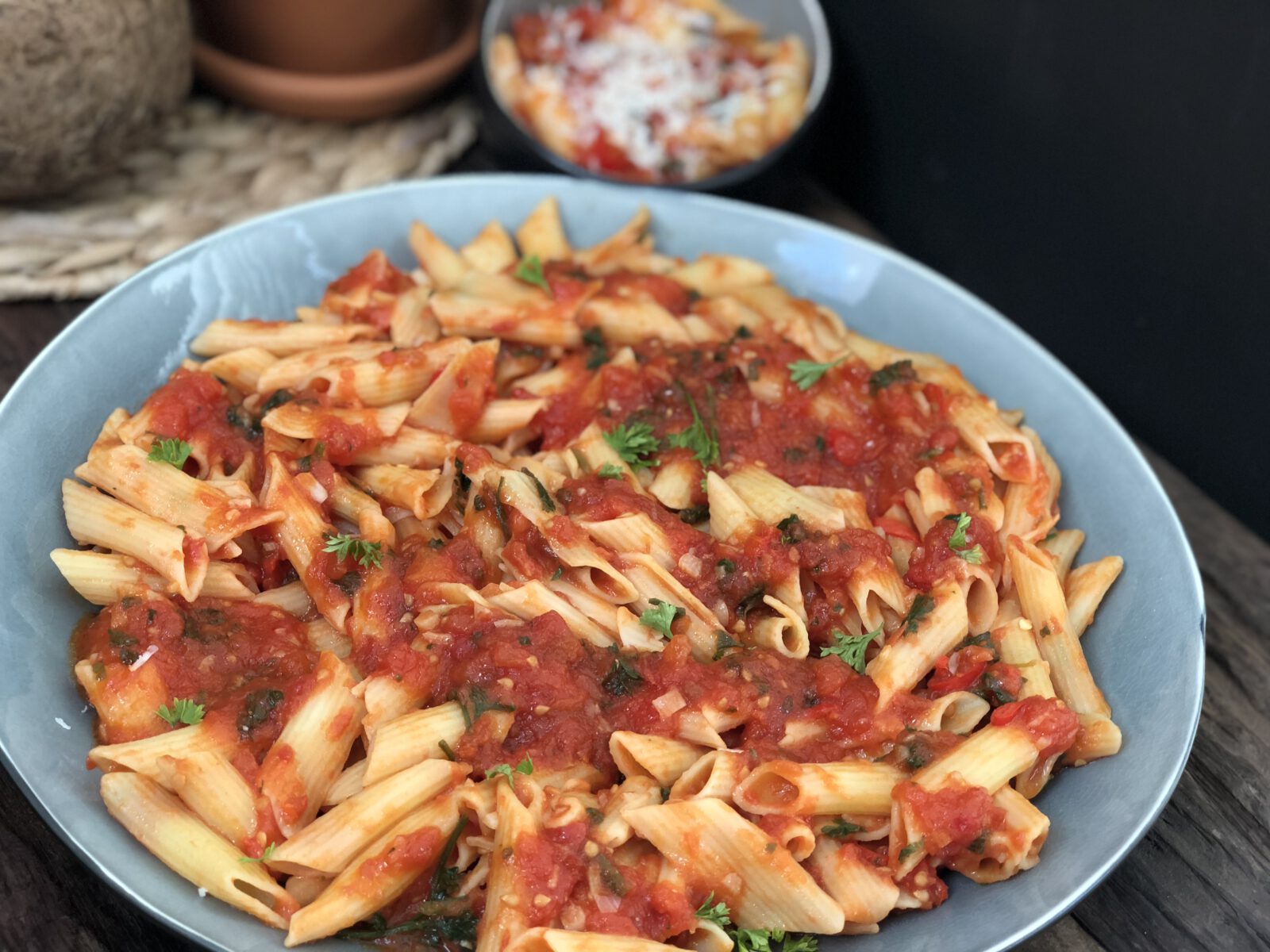 Penne all'arrabiata: boze penne