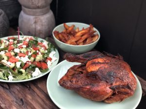 pittige hele kip uit de oven