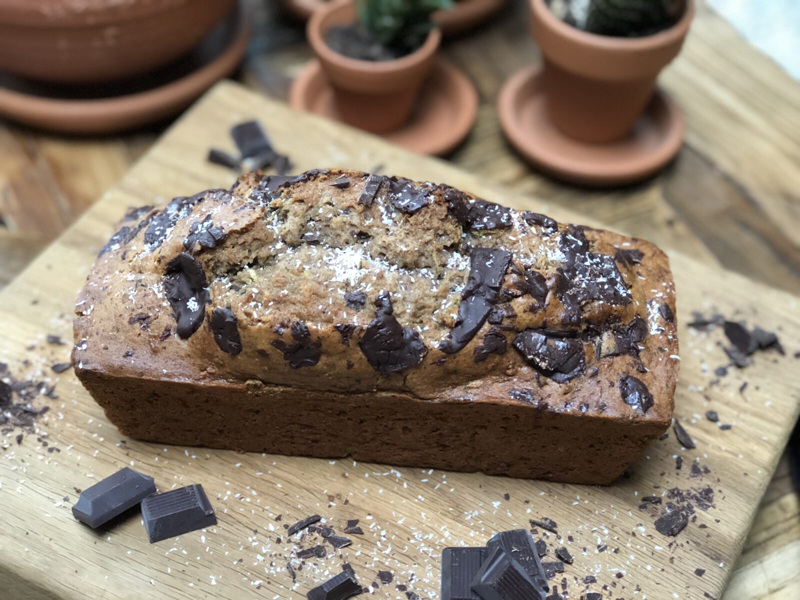Courgettecake met pure chocolade