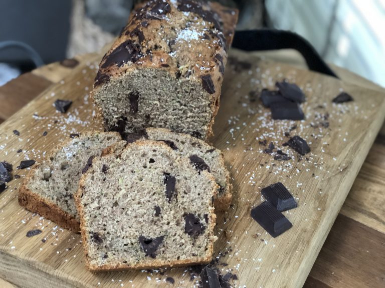 Courgettecake met pure chocolade