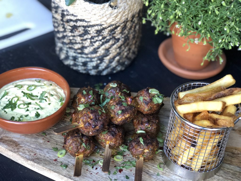 recept Indiase gehaktballetjes van de bbq