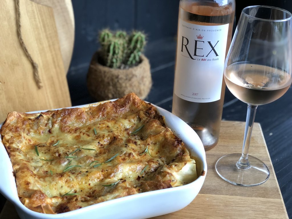 recept lasagne met witlof en spek in roomsaus
