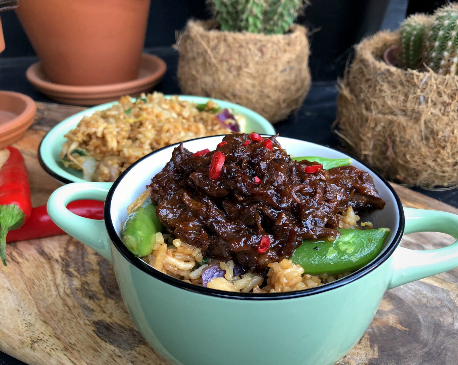 Indische pulled beef: pittig en zoet