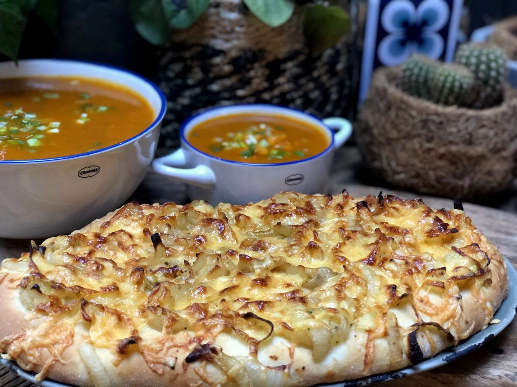 recept zelf een uienkruier ofwel kaas uienbrood maken