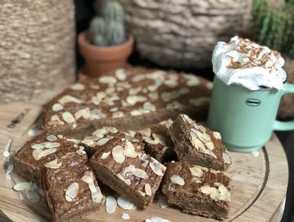 Speculaas boterkoek met amandelschaafsel