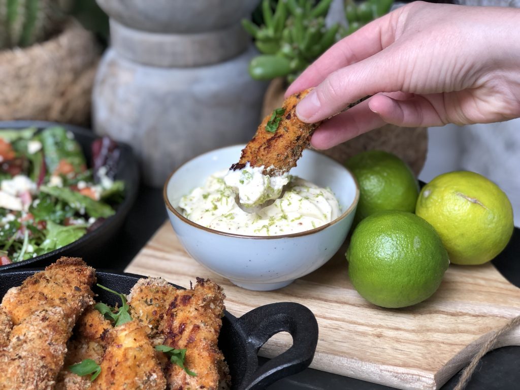 Italiaanse gepaneerde kip uit de Airfryer / Aerofryer