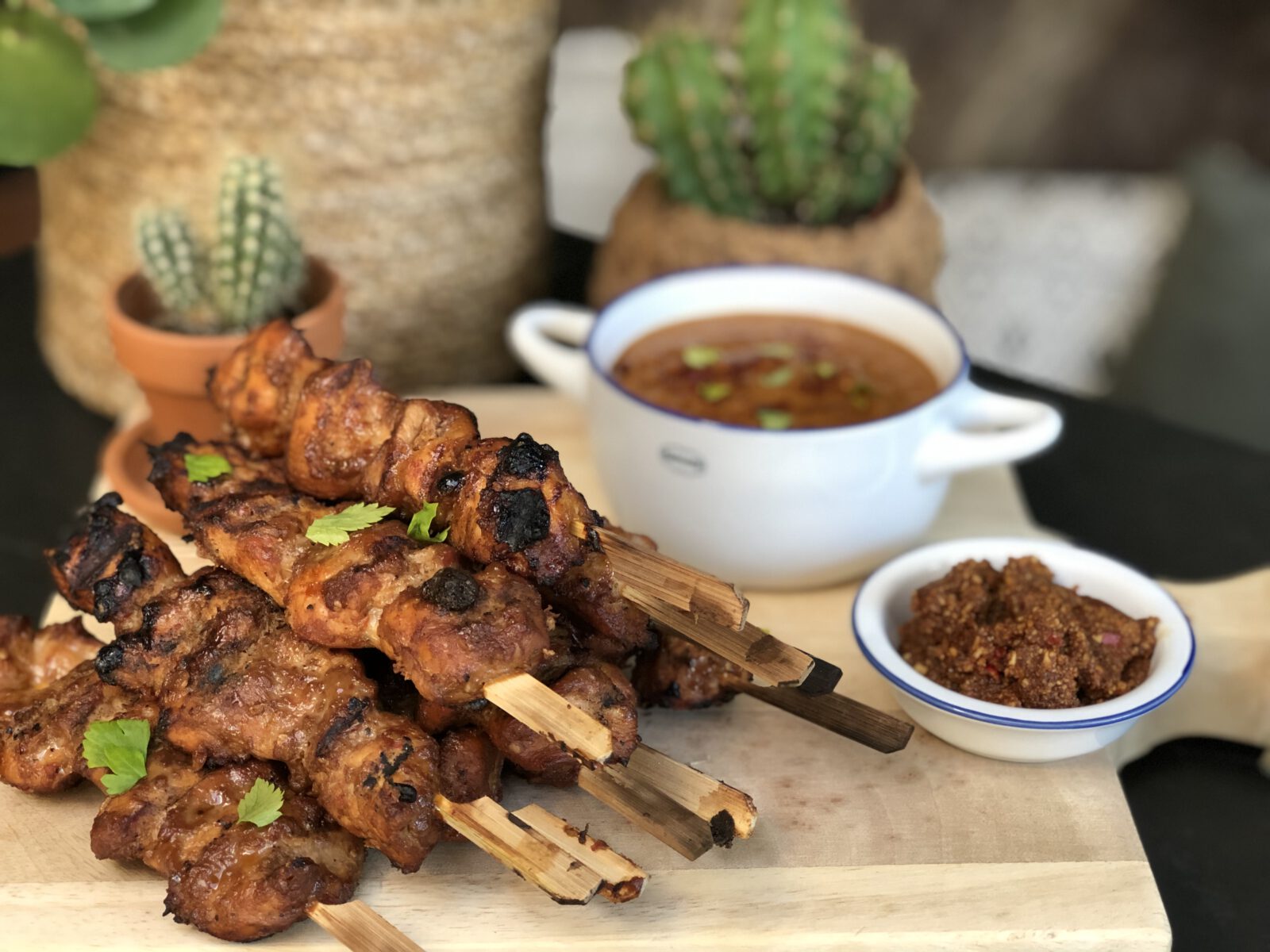 pittige Surinaamse kipsaté recept