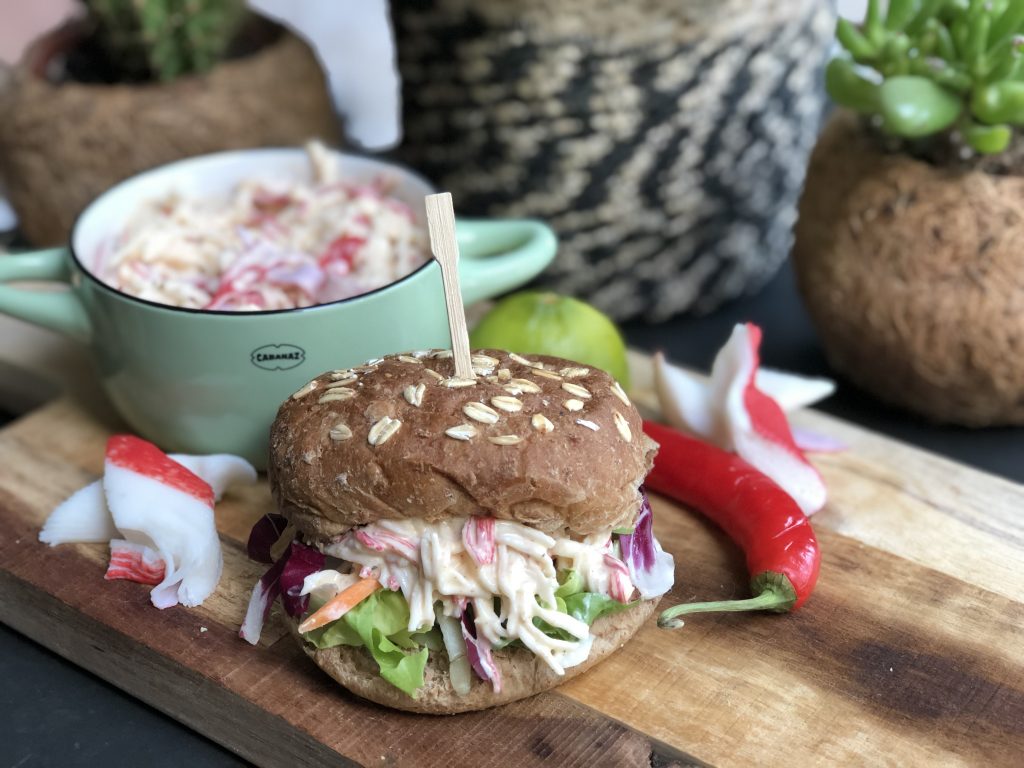 recept zelf krabsalade maken met surimi