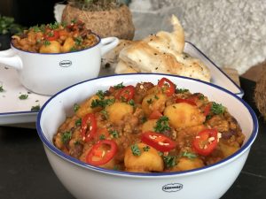 chili con carne met gehakt en krieltjes