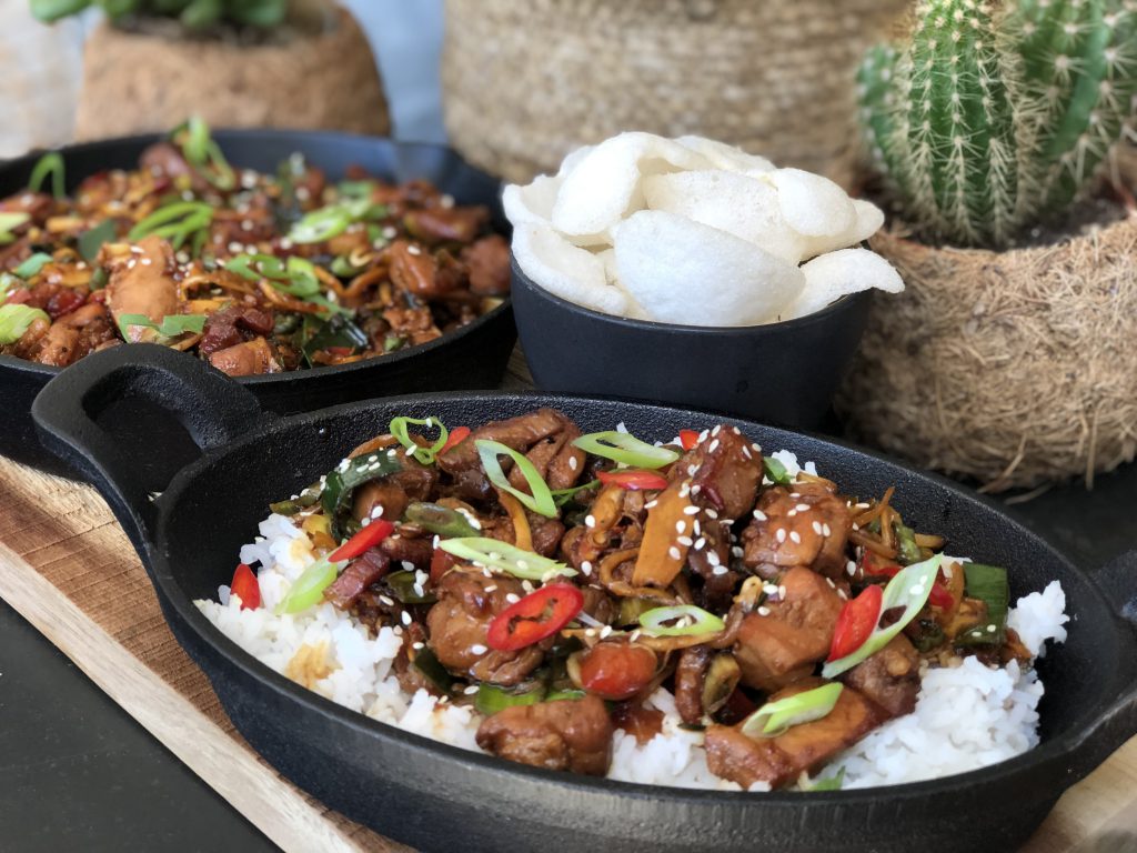 kip ketjap met wokgroenten