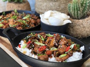 kip ketjap met wokgroenten