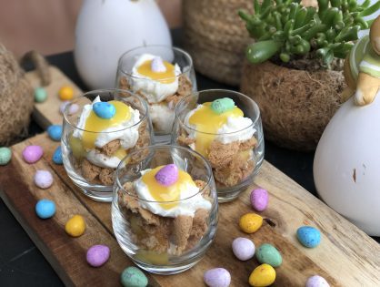 trifle met amaretti, mascarpone en lemon curd