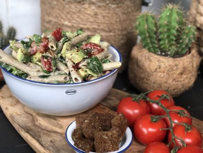 volkoren pastasalade: gezond en lekker!