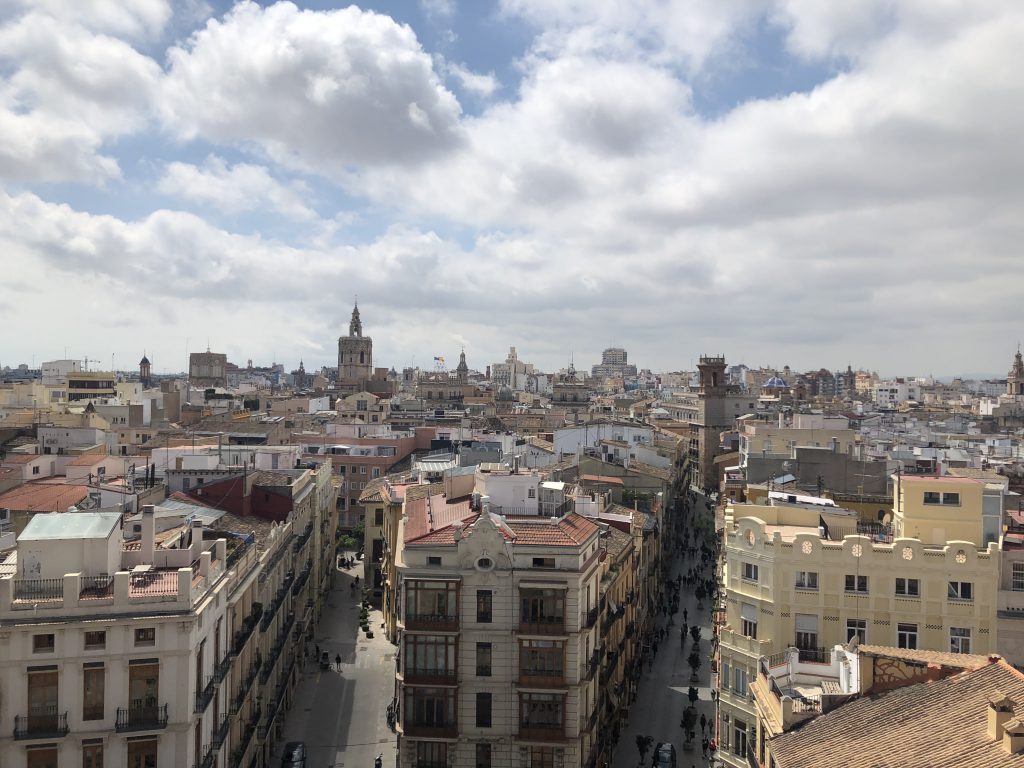 uitzicht stadsburcht Valencia