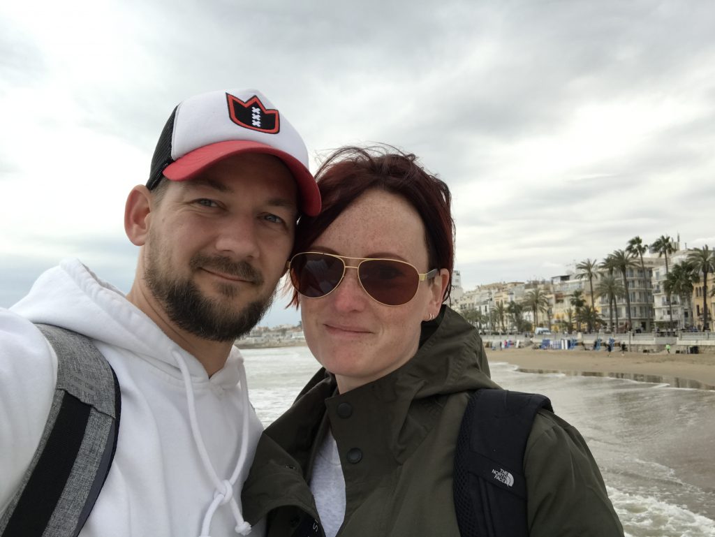 Familie over de Kook op vakantie in Spanje