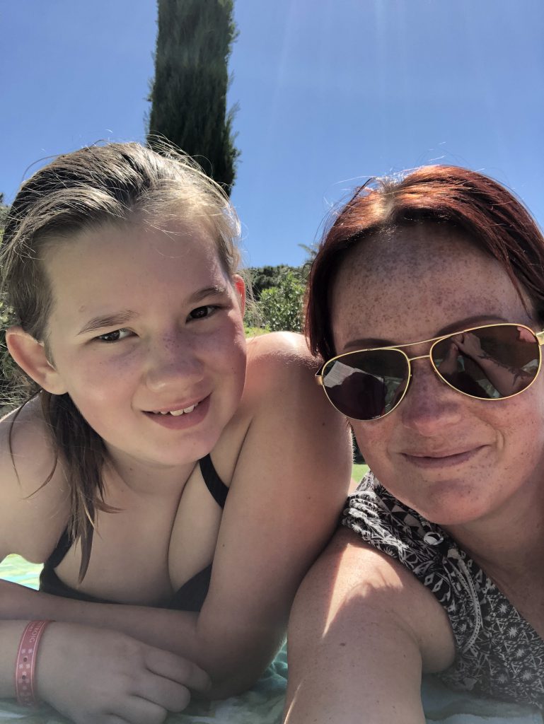 Familie over de Kook in Spanje