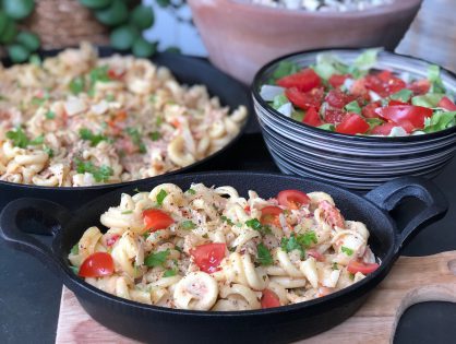 Pasta met tonijn roomsaus: makkelijke maaltijd