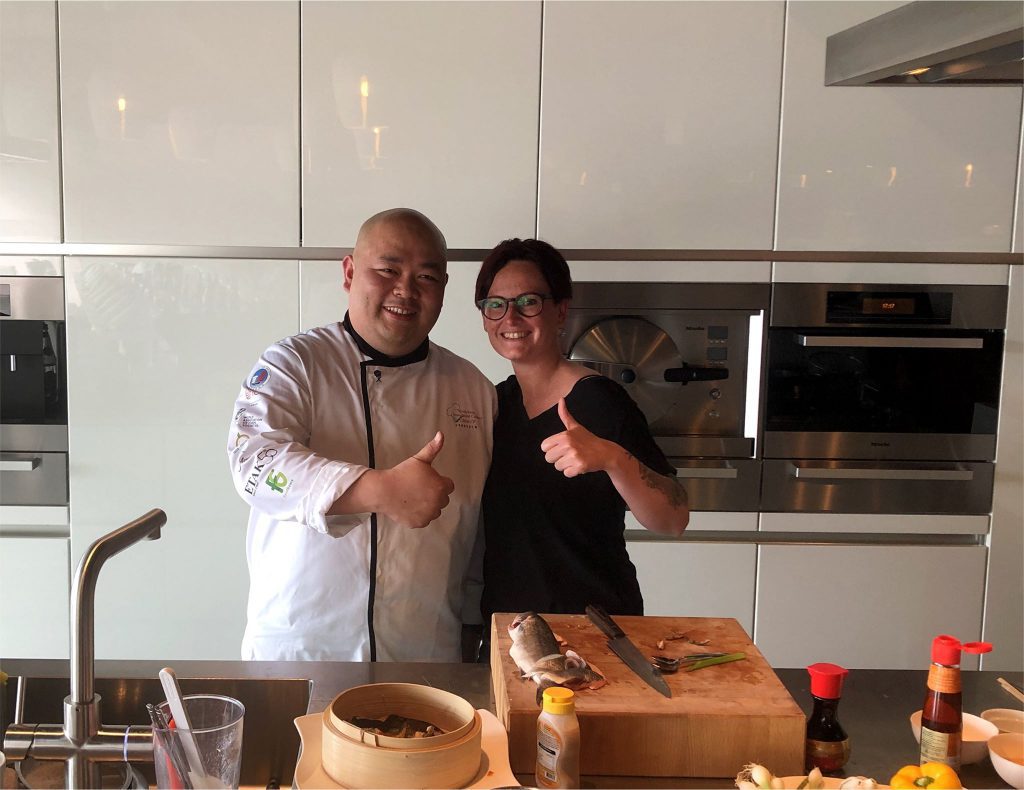 Daren Liew, chef ambassadeur van de producten Lee Kum Kee.
