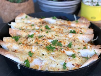 shoarma wraps met kruidige dipsaus