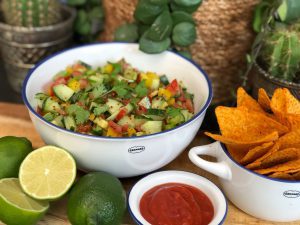 simpele Mexicaanse salsa salade