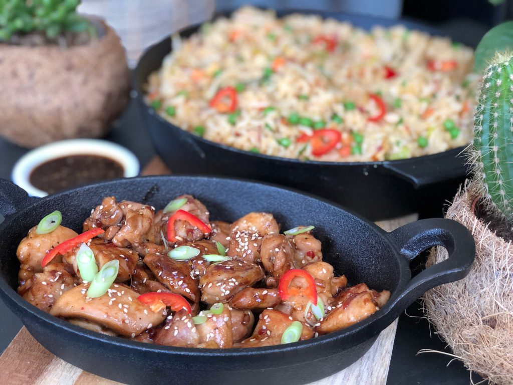 teriyaki kip met nasi