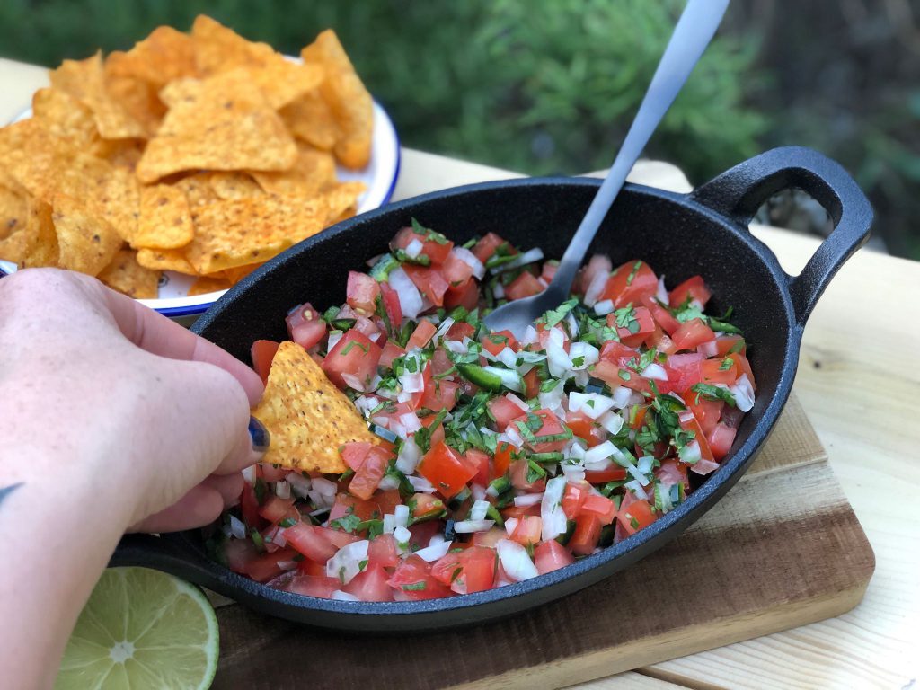 Mexicaanse Pico de gallo ofwel een Mexicaanse salsa