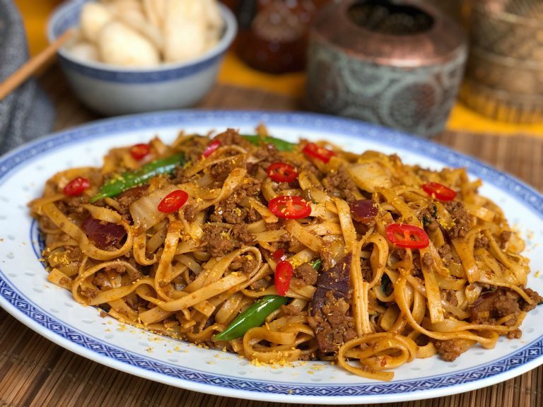 bami ketjap met gehakt