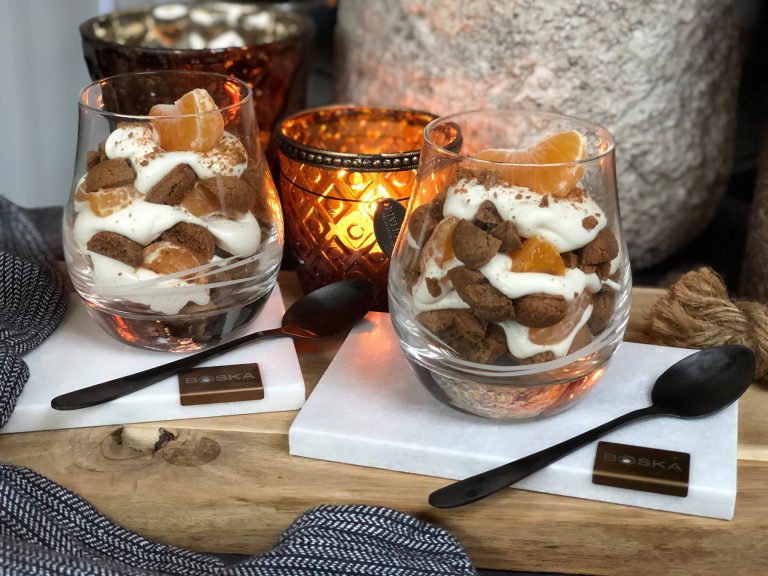 tiramisu met kruidnoten en mandarijn