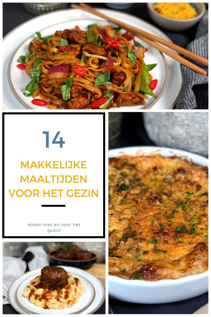 14 makkelijke maaltijden voor het gezin