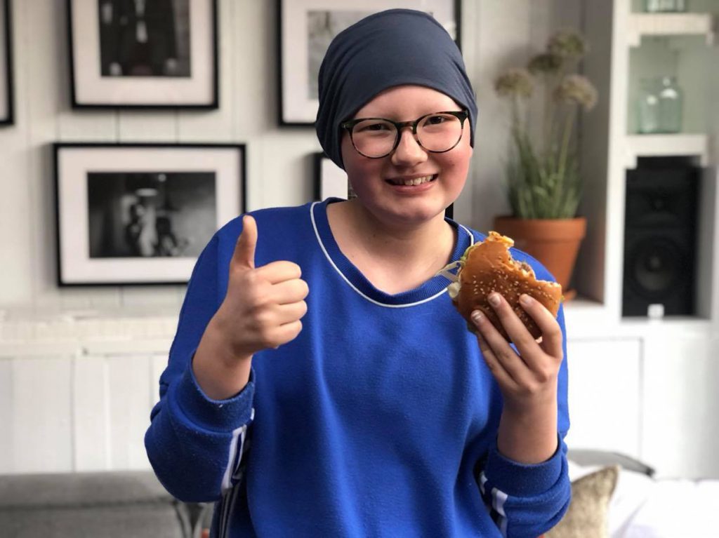 zelfgemaakte cheeseburger