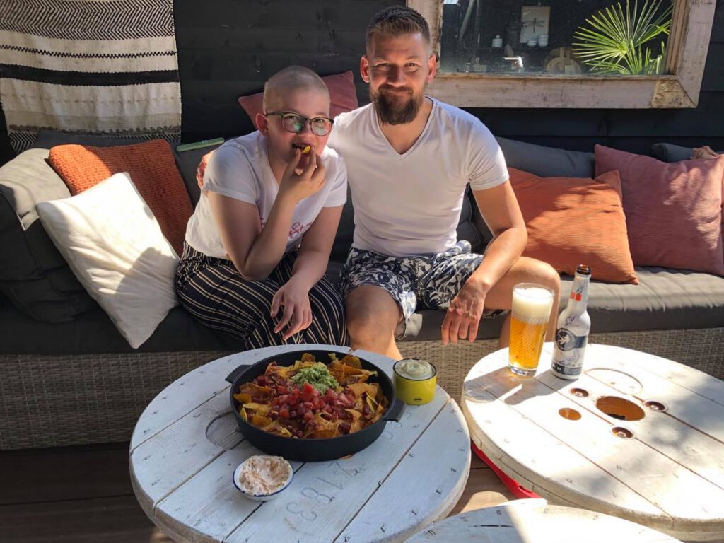 nacho's met chorizo schotel