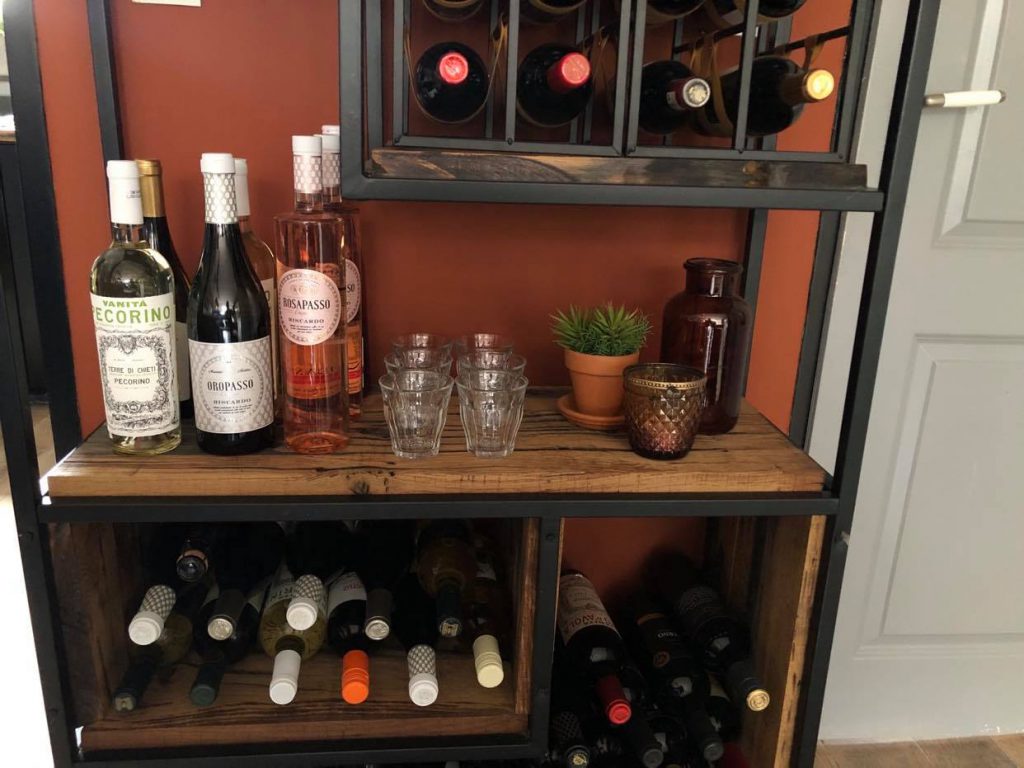 wijnkast zelf maken