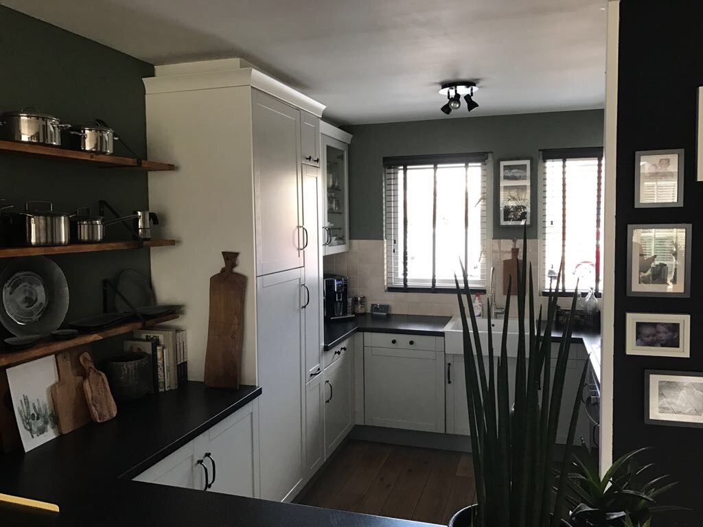 onze keuken toen, nu en in de toekomst