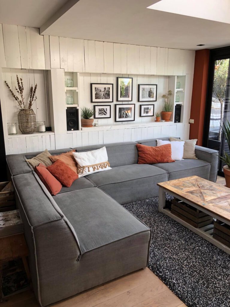 stoer Scandinavisch interieur met hout