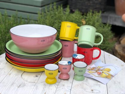 vrolijke kleurtjes met dit Cabanaz servies