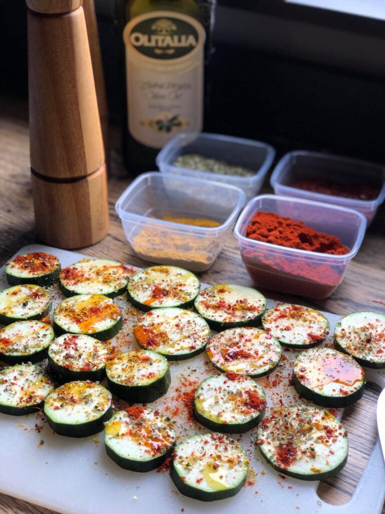 gegrilde courgette maken