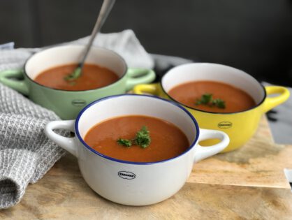 simpele tomatensoep met paprika