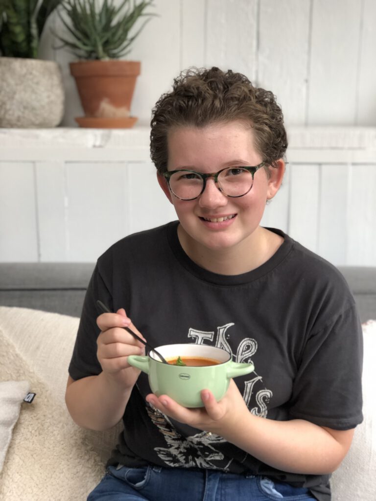 tomatensoep met paprika een ideale soep voor kinderen